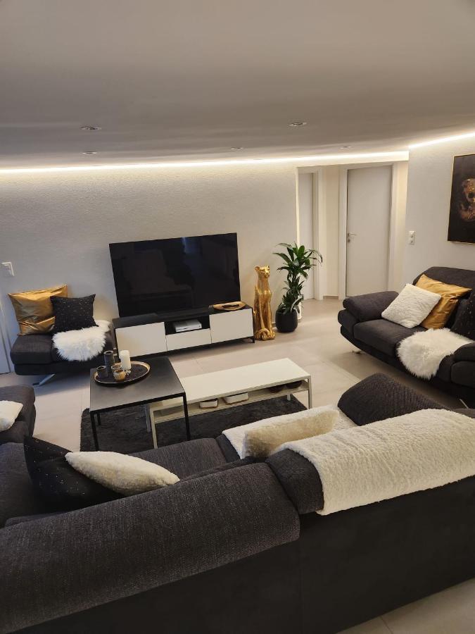 Appartement Moderne Avec Terrasse Et Piscine A Chatel Sur Bex Buitenkant foto