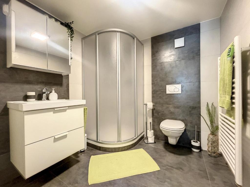Appartement Moderne Avec Terrasse Et Piscine A Chatel Sur Bex Buitenkant foto