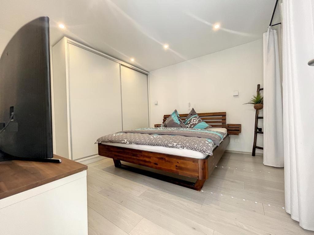 Appartement Moderne Avec Terrasse Et Piscine A Chatel Sur Bex Buitenkant foto